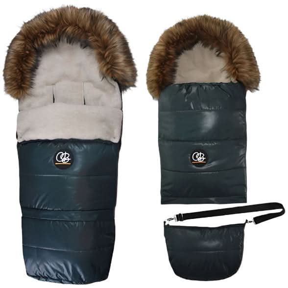 Shop Cover Baby Organic Premium Wool Adjustable Footmuff, Pastel Hunter Green at Goodbuygears