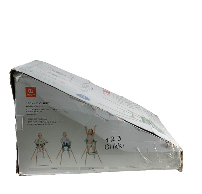 Shop Stokke Clikk High Chair, White at Goodbuygears