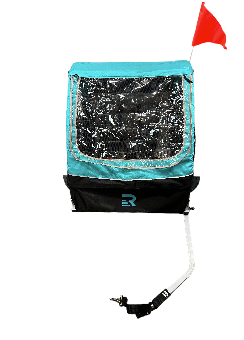 Retrospec Rover Double Bike Trailer, Blue Ridge
