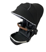 Shop Mockingbird 2nd Seat Kit with Extendable Canopy, 2021, Black, Windowpane, Silver with Penny Leather at Goodbuygears