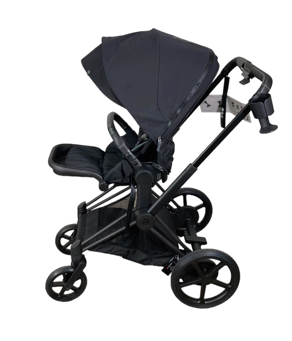 Shop Cybex PRIAM Stroller, Matte Black, Deep Black, 2021 at Goodbuygears
