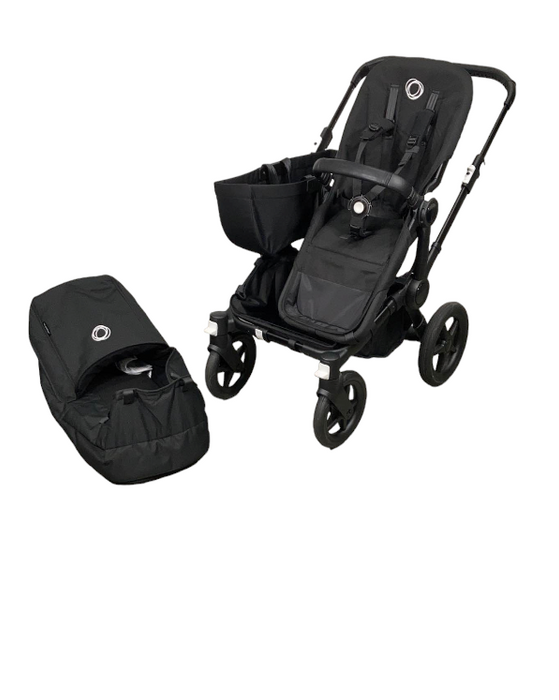 Shop Bugaboo Donkey 5 Mono Stroller, Black, 2023, Midnight Black, without Canopy at Goodbuygears