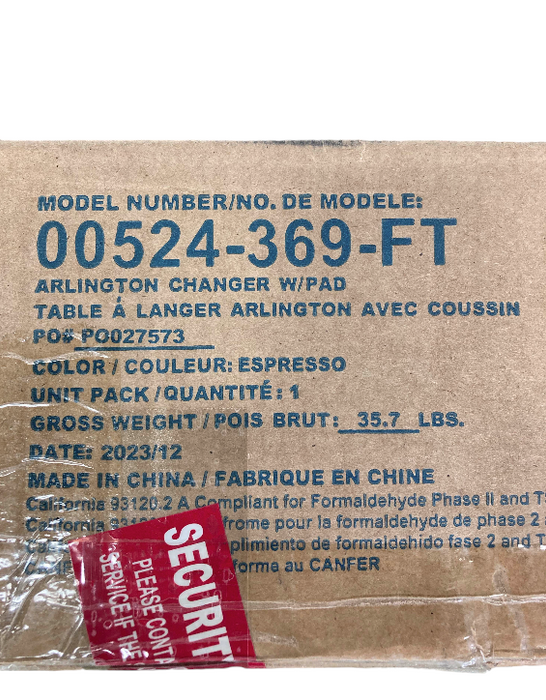Shop Graco Arlington Changing Table, Espresso at Goodbuygears
