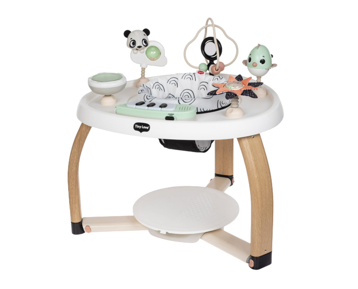 Shop Tiny Love 5-in-1 Stationary Activity Center, Black & White at Goodbuygears