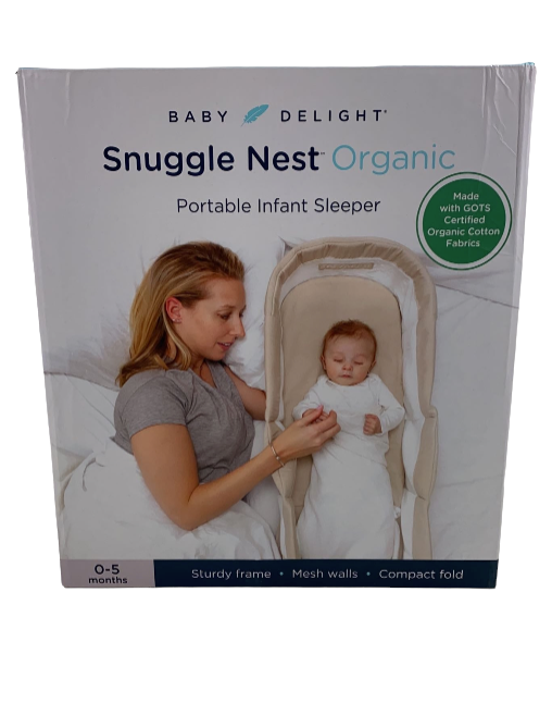 Shop Baby Delight Snuggle Nest Organic Lounger, Organic Oat at Goodbuygears