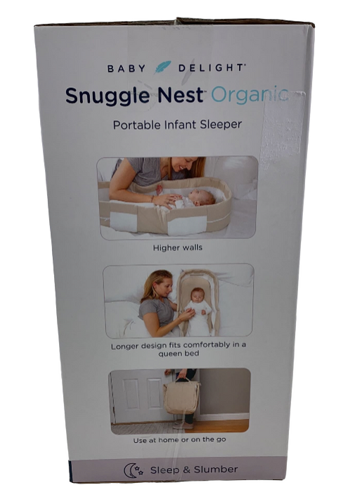 Shop Baby Delight Snuggle Nest Organic Lounger, Organic Oat at Goodbuygears