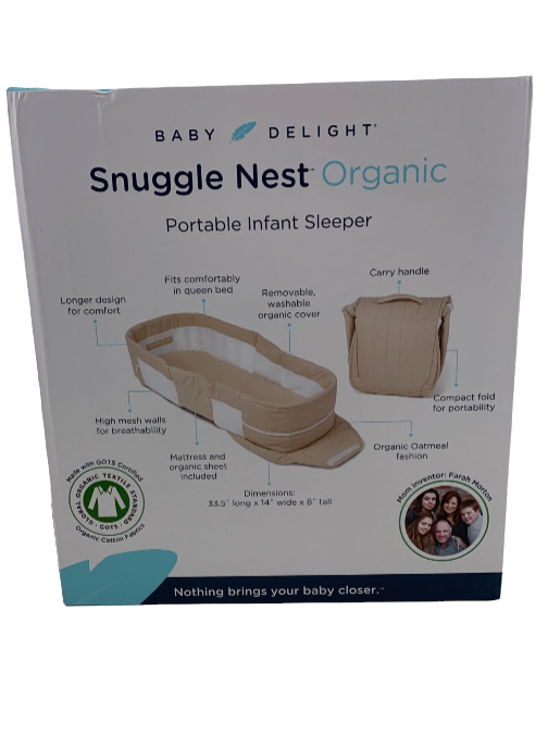 Shop Baby Delight Snuggle Nest Organic Lounger, Organic Oat at Goodbuygears