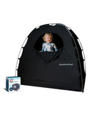 Shop SlumberPod 3.0 Sleep Canopy with Fan, Black with Gray Accents at Goodbuygears