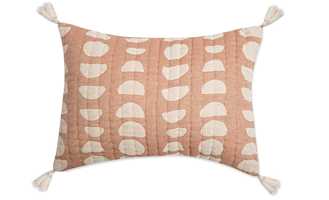 Shop Crane Baby Cotton Muslin Jacquards Pillow, Copper Moon at Goodbuygears