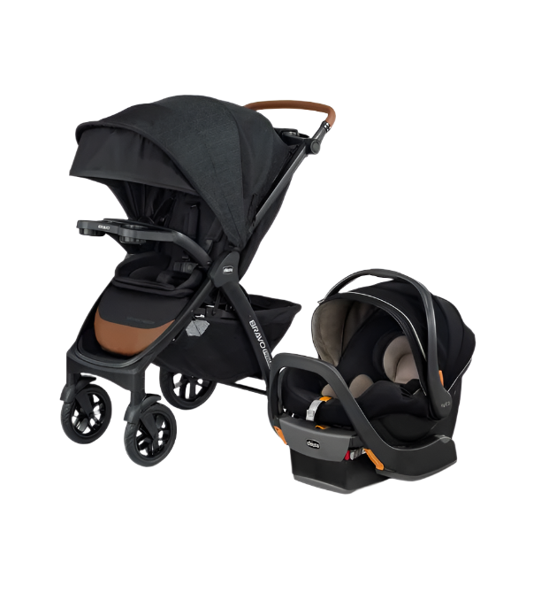 Shop Chicco Bravo Primo Trio Travel System, 2024, Springhill at Goodbuygears