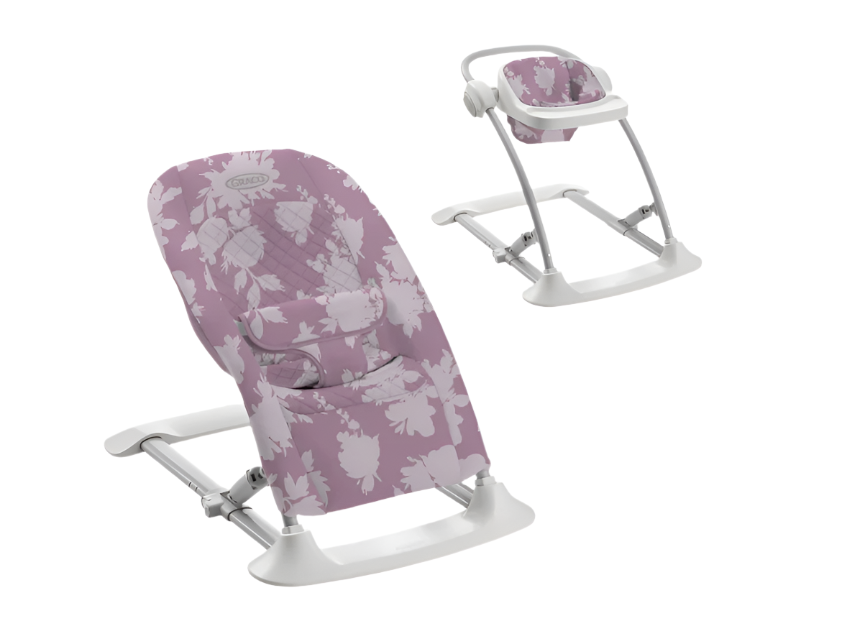 Shop Graco JumpStart 4-in-1 Activity Bouncer, Lilac Mod at Goodbuygears