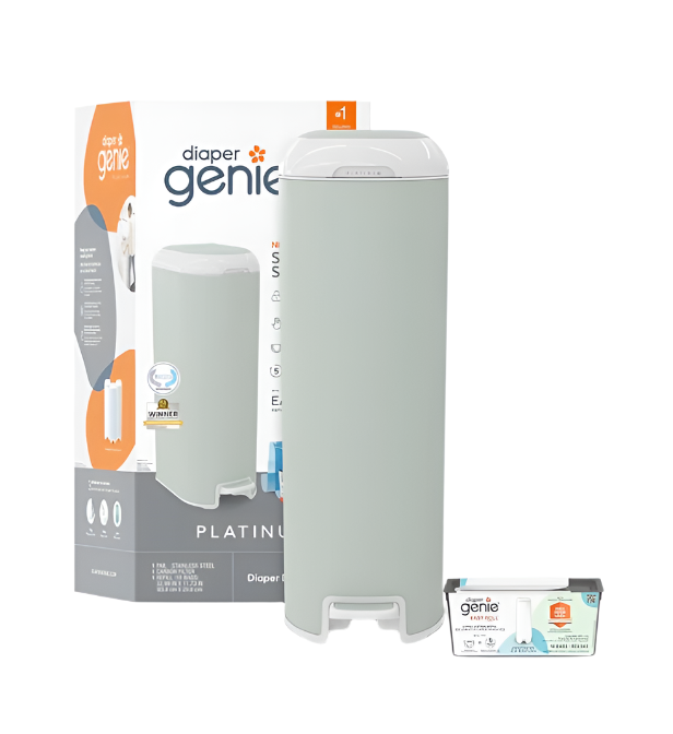 Shop Diaper Genie Platinum Pail Gift Set, Sage Green at Goodbuygears