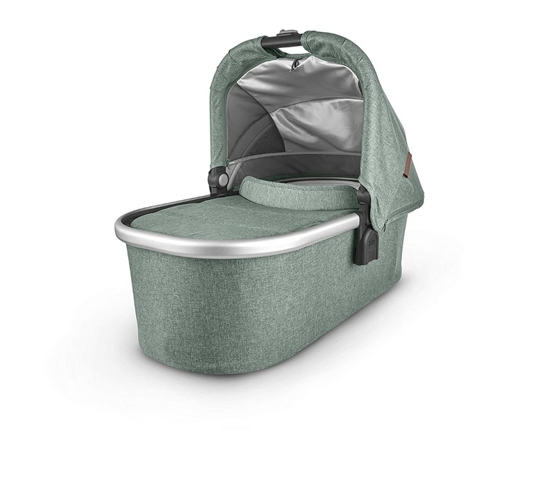 Shop UPPAbaby V2 Bassinet, Emmett (Green Melange) at Goodbuygears