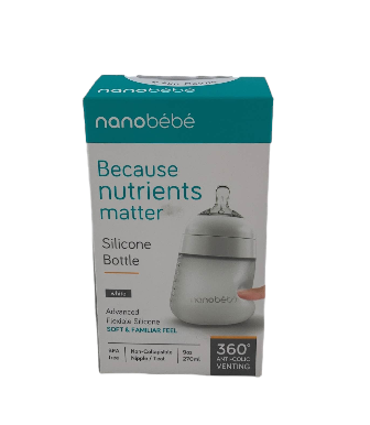 Shop Nanobébé Flexy Silicone Baby Bottle, White, 9oz at Goodbuygears