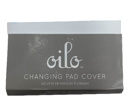 Oilo Studios Changing Pad Cover, Blue Elephants