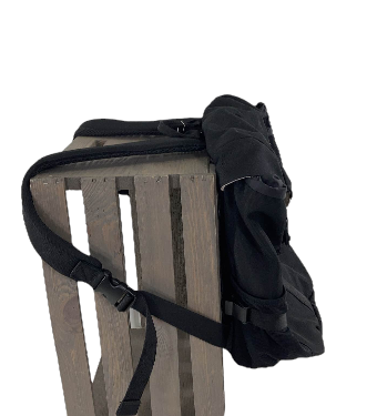 StorkSak Eco Backpack Diaper Bag, Black