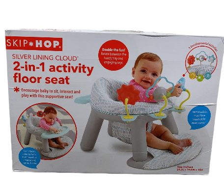 Shop Skip Hop 2-in-1 Sit-up Activity Baby Chair, Silver Lining Cloud at Goodbuygears