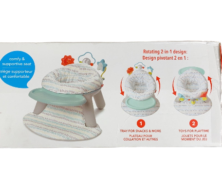 Shop Skip Hop 2-in-1 Sit-up Activity Baby Chair, Silver Lining Cloud at Goodbuygears