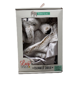 Lucy Darling Lovey Security Blanket, Elephant