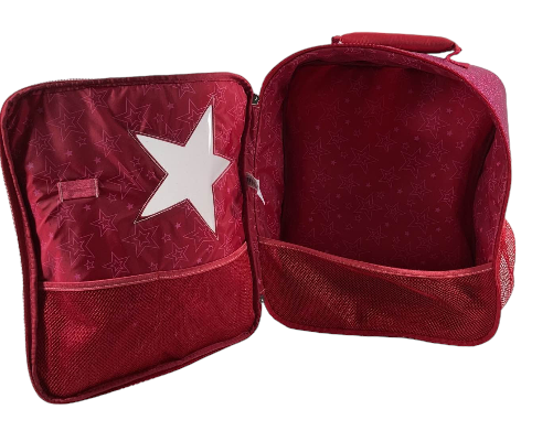 American Girl Sparkly Pink Doll Backpack