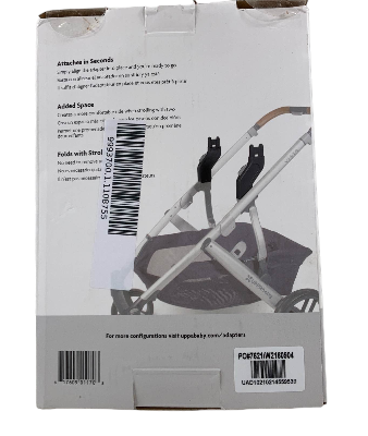 UPPAbaby VISTA Upper Adapters, Dark Gray/Gray