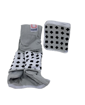 Nanit Breathing Wear Starter Pack, Pebble Grey, Small 0-3 months
