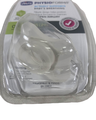 Shop Chicco PhysioForma Soft Silicone Orthodontic Pacifier, 0-2 months, Clear at Goodbuygears
