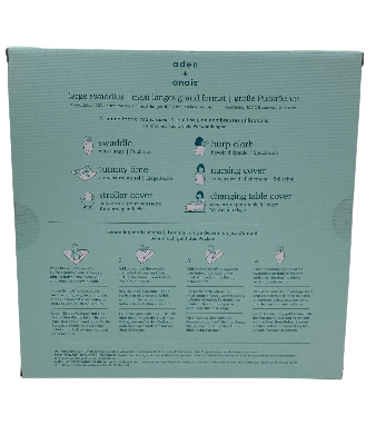 Shop Aden + Anais Cotton Muslin Swaddle, 4 Pack, Jungle Jam, Classic Muslin, 47" x 47" at Goodbuygears