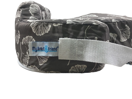 Shop My Brest Friend Nursing Pillow, Grey Flowing Fans at Goodbuygears