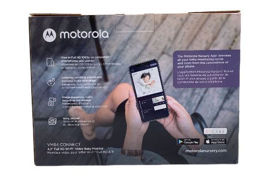 Shop Motorola VM64 4.3" Connect WiFi Baby Monitor at Goodbuygears