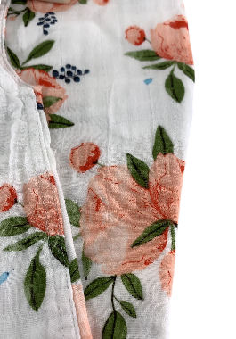 Shop Little Unicorn Cotton Muslin Sleep Bag, Small, Regular, Watercolor Roses at Goodbuygears