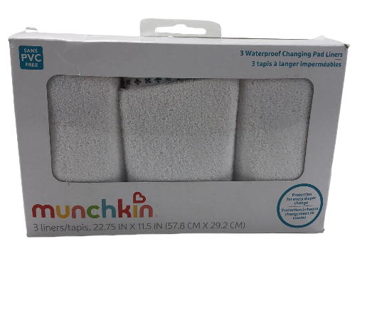 Munchkin Waterproof Changing Pad Liners, 3 COUNT