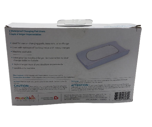 Munchkin Waterproof Changing Pad Liners, 3 COUNT