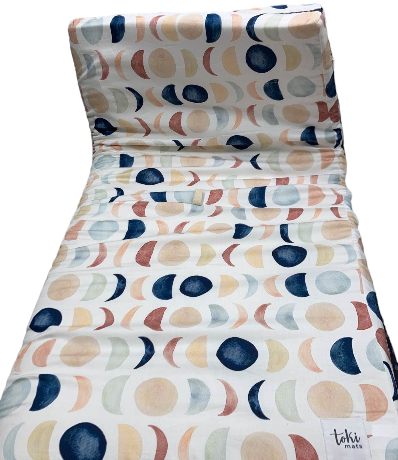 Toki Kids Standard Padded Play Mat 40" x 40", Lunar Phases