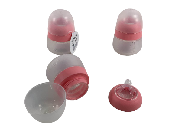 Shop Nanobébé Flexy Silicone Baby Bottles, 5oz, 3-Pack, Pink at Goodbuygears