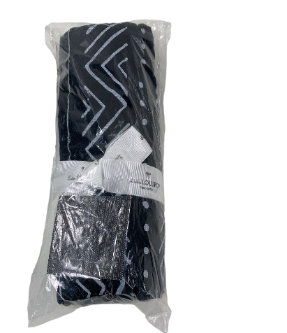 LouLou Lollipop Swaddle, Black Mudcloth