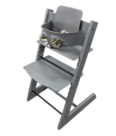 Stokke Tripp Trapp High Chair With Baby Set, Storm Grey, 1