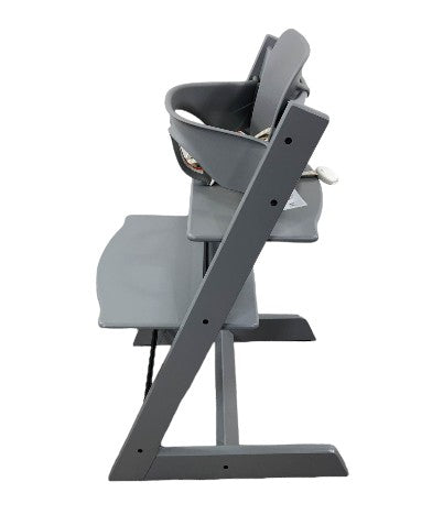 Stokke Tripp Trapp High Chair With Baby Set, Storm Grey, 1
