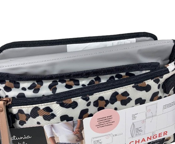 Petunia Pickle Bottom Diaper Clutch, Leopard
