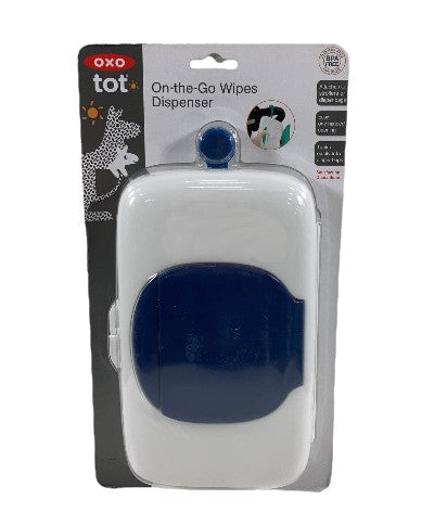 OXO Tot On-The-Go Wipes Dispenser, Navy