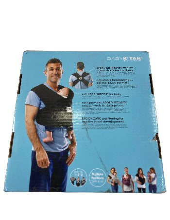 Shop Baby K'tan Baby Carrier, Original, X-Small, Charcoal Stripe at Goodbuygears