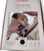 Shop BabyBjorn Baby Carrier Mini, Black Cotton at Goodbuygears