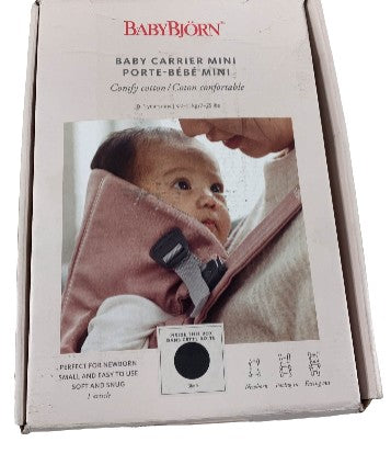 Shop BabyBjorn Baby Carrier Mini, Black Cotton at Goodbuygears