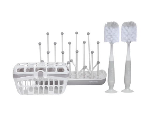 Shop Sprucely Bottle Accessories Starter Set, White/Grey at Goodbuygears