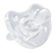 Shop Chicco PhysioForma Soft Silicone Orthodontic Pacifier, 0-2 months, Clear at Goodbuygears