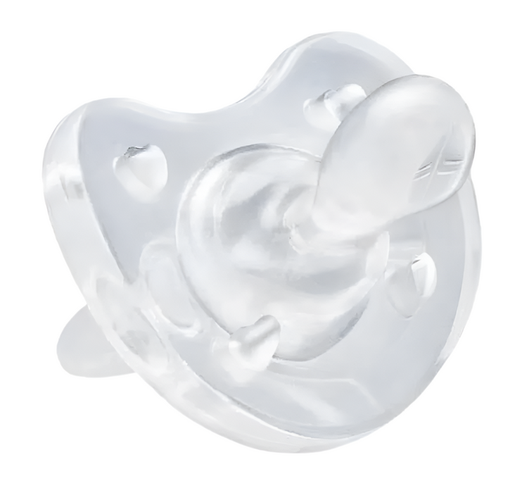 Shop Chicco PhysioForma Soft Silicone Orthodontic Pacifier, 0-2 months, Clear at Goodbuygears