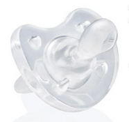 Shop Chicco PhysioForma Soft Silicone Orthodontic Pacifier, 1 Pack, Clear, 0-2 months at Goodbuygears