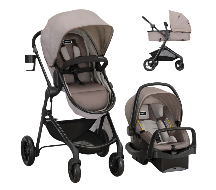 Shop Evenflo Pivot Modular Travel System, 2025, Desert Tan at Goodbuygears