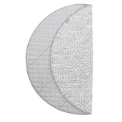 Shop Toddlekind Luxe Organic Cotton Reversible Playmat The Snuggle Mat, Leaves Stone at Goodbuygears