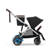 Shop Cybex e-Gazelle S Stroller, 2024, Moon Black, Silver at Goodbuygears